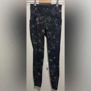 Lululemon Swift Speed High-Rise Tight 28" Aquila Black Multi Style W5DD9S Size 4